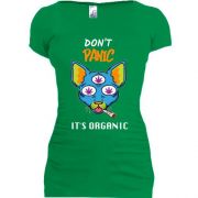Подовжена футболка Don`t panic it`s organic